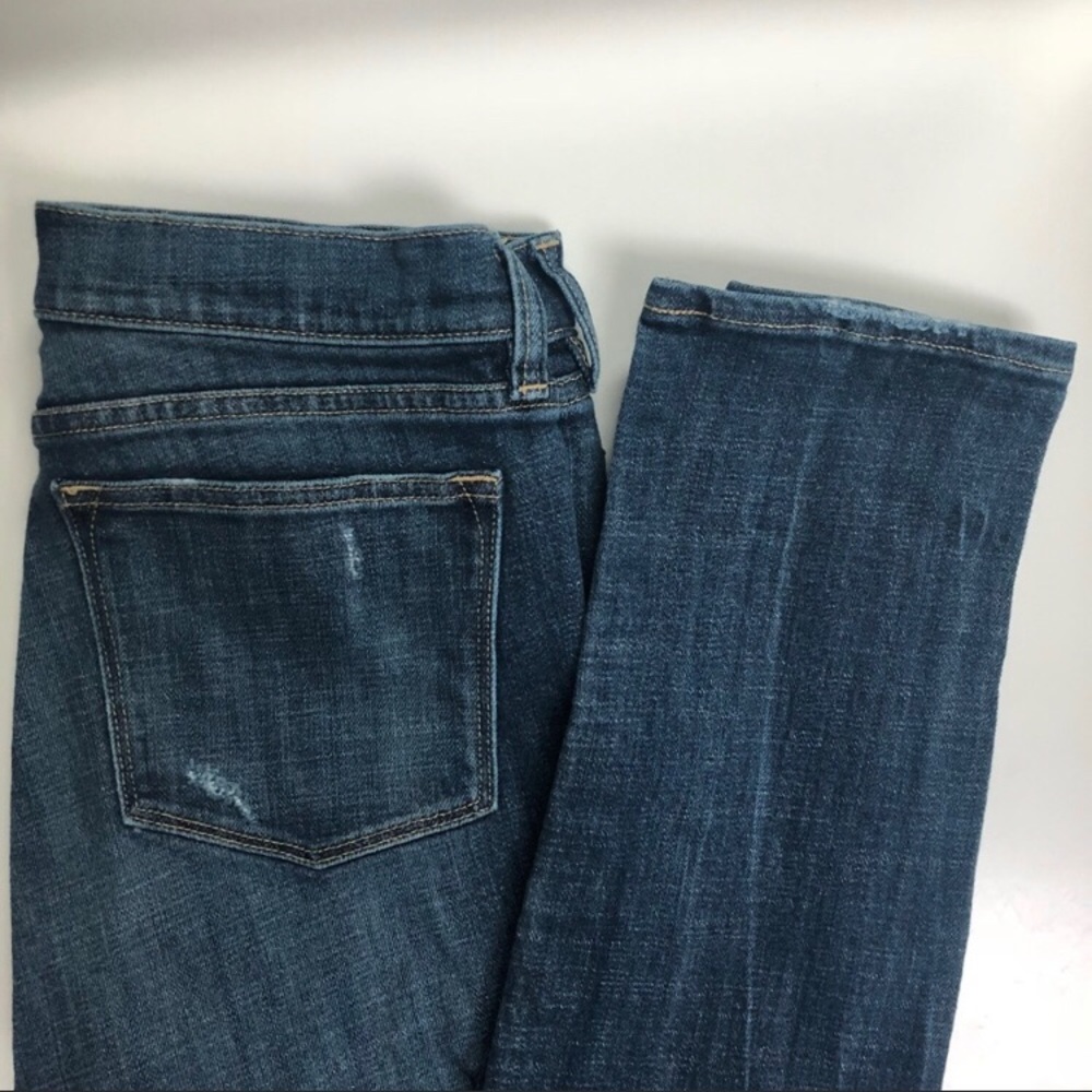 J Crew Skinny Stretch Jeans Lightly Distressed